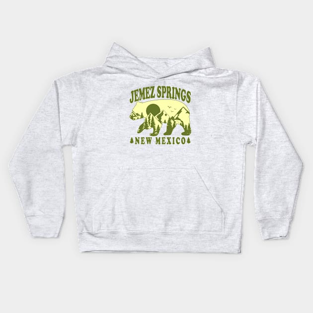 Jemez Springs New Mexico Mountain View Kids Hoodie by HomeSpirit